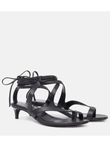 Sandale Khaite din piele negru