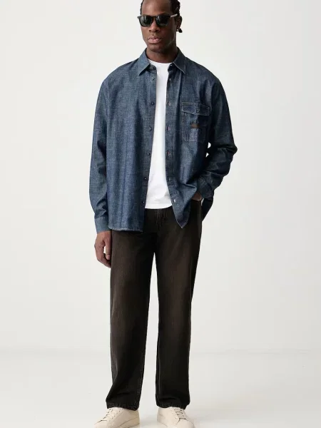 Armani Exchange сорочка джинсова