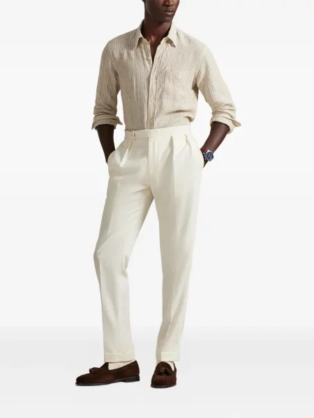 Șapcă Polo Ralph Lauren cu broderie din țesătură twill în carouri albastru