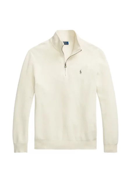 Matlasat tricou polo Polo Ralph Lauren cu decolteu rotund cu autograf roșu