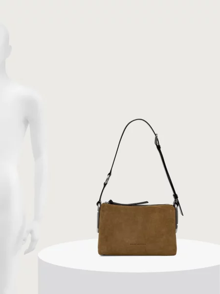 MARC JACOBS чанта crossbody дамска от велур SCENE MEDIUM SHOULDER зелено
