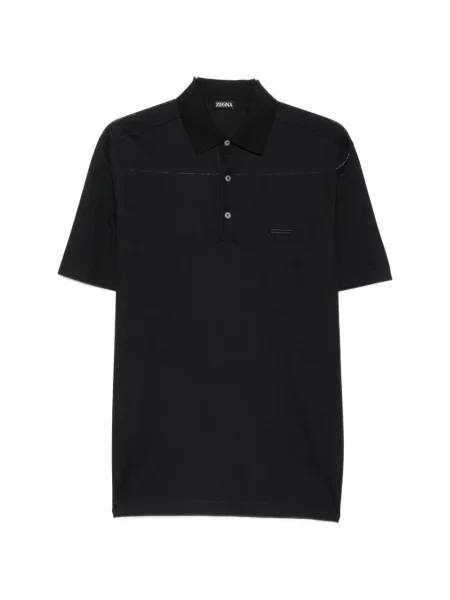 Scurt tricou polo Zegna albastru