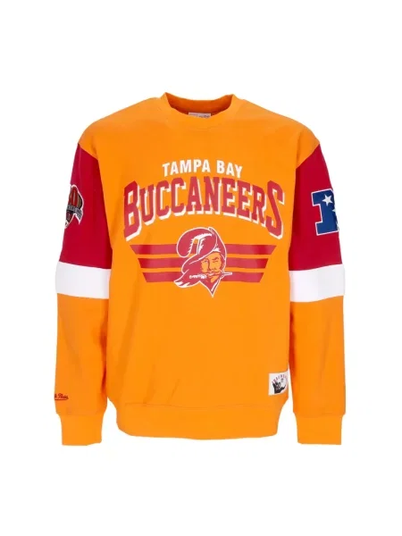 Bluza sportowa Mitchell & Ness pomarańczowa