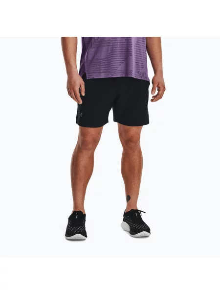 Spodenki do biegania Under Armour Launch Elite black/black/reflective czarne