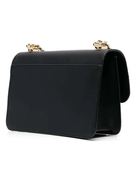 Michael Kors De piele geantă poștaș HEATHER negru