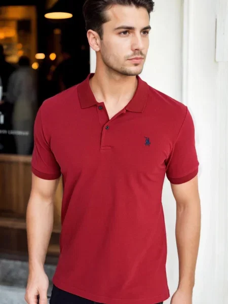 Polo majica Dewberry rdeča