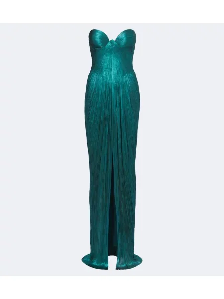 Rochie Maria Lucia Hohan de mătase verde