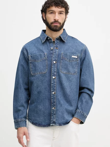 Calvin Klein Jeans Geacă de blug HORIZON albastru