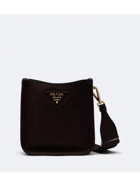 Geantă Prada din piele maro