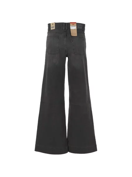 Разкроени разклешени дънки Levi's® черно
