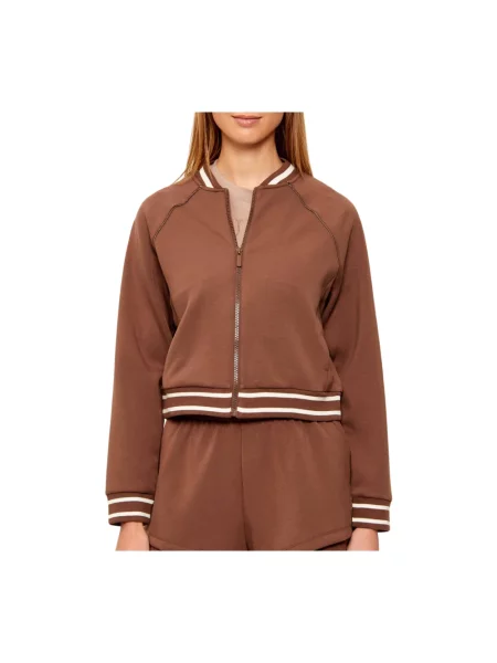 Kurtka bomber Armani Exchange brązowy