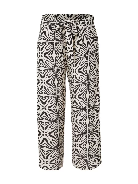 Hailys Pantaloni cutați nisipiu negru