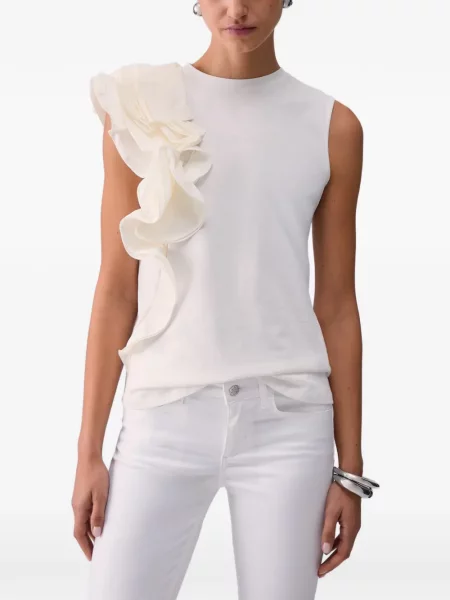 Top Liu Jo z falbankami