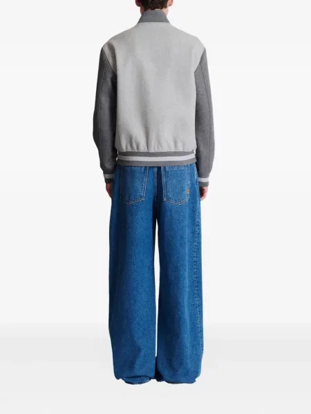 Geacă cu puf Balmain gri