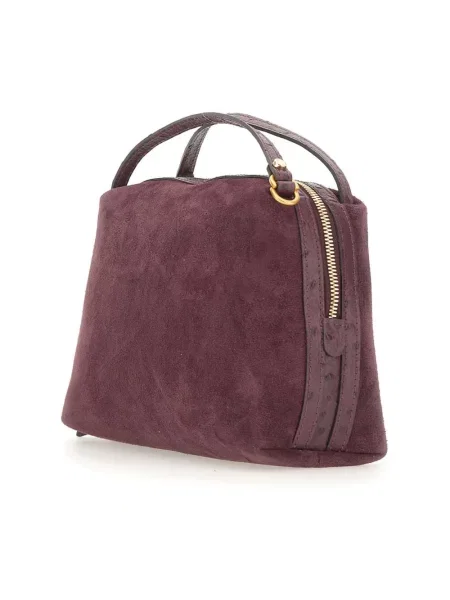 Torebka crossbody Gianni Chiarini skórzana czerwona