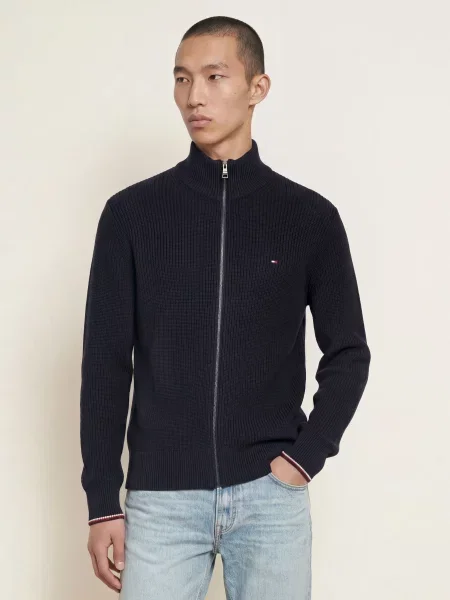 Tommy Hilfiger Pletený Svetr tmavě modrá