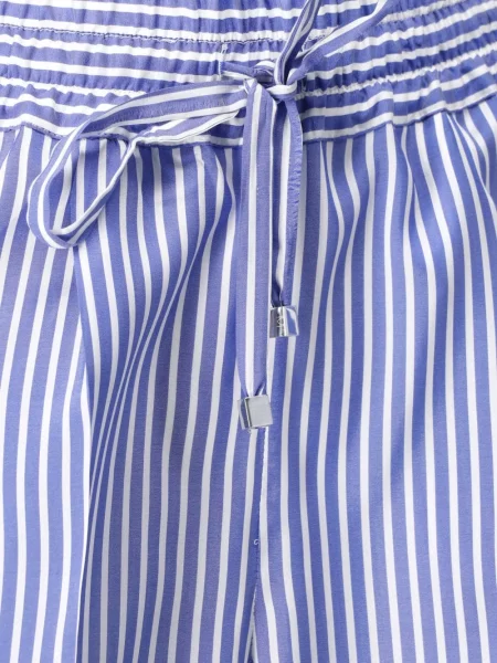 Ριγέ παντελόνι Kiton μπλε