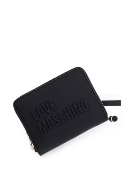 Peněženka Love Moschino s autogramem černá