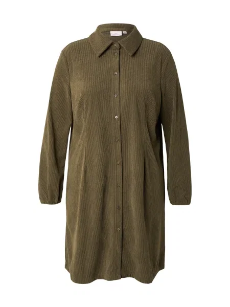 ONLY Carmakoma Dolga srajca CARMAKINTA oliva