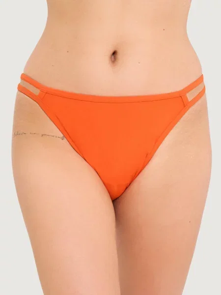 Женские трусики танга помаранчеві