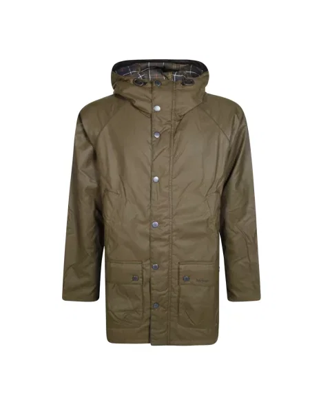 Woskowana parka Barbour brązowa