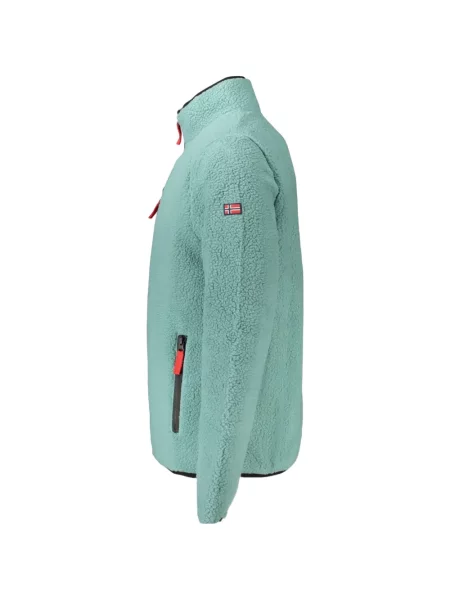 Geacă Norwegian Rain din fleece verde