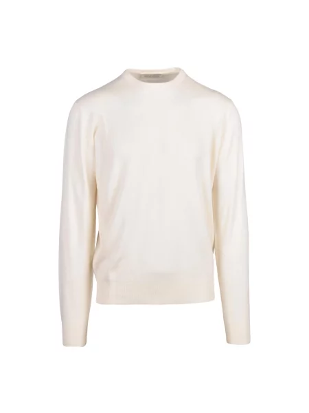 Sweter Filippo De Laurentiis wełniany beżowy