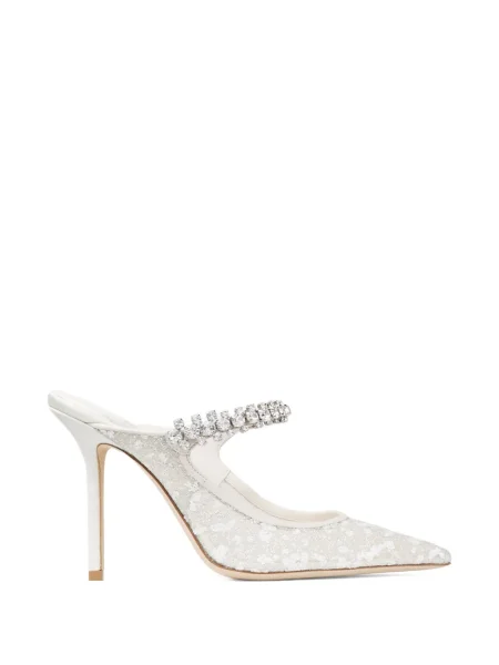 Pantofi cu toc Jimmy Choo alb