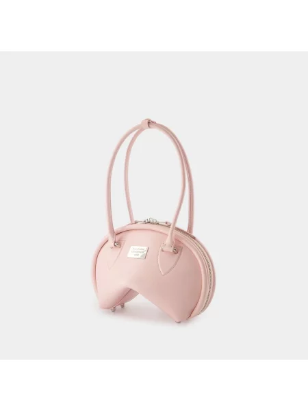 Torebka Acne Studios skórzana różowa