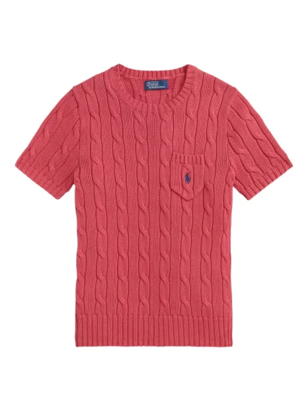 Dugo rebrasti s ovratnikom polo majica Polo Ralph Lauren plava