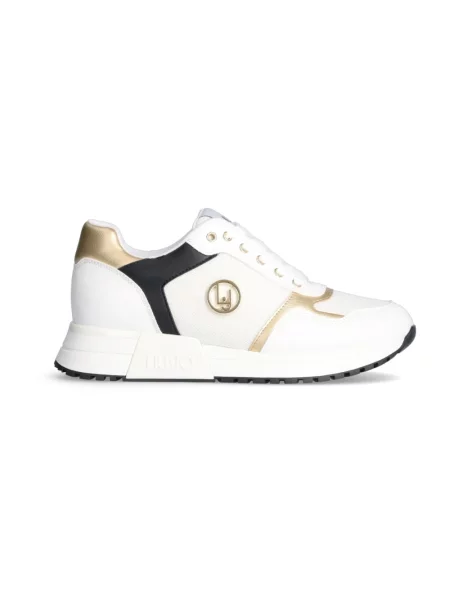 Sneakersy Liu Jo skórzane casual białe