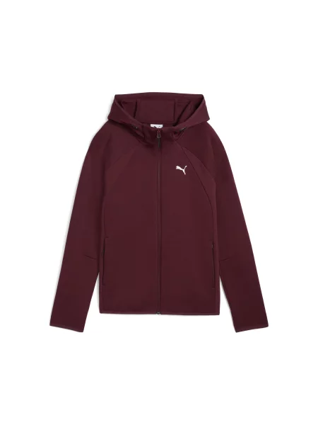 Rozpinana bluza Evostripe z kapturem PUMA czerwona