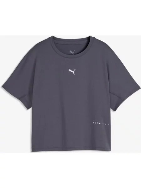 Koszulka Puma Run BRIGHTSTRIDE Cloudspun z krótkim rękawem szaro liliowa XS szara