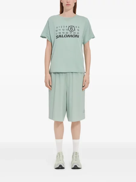 Μπλούζα Mm6 Maison Margiela X Salomon με σχέδιο πράσινο