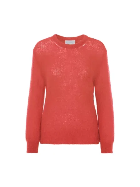 Sweter American Dreams wełniany czerwony