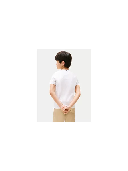 Tommy Hilfiger Marškinėliai Curved Graphic Regular Fit balta