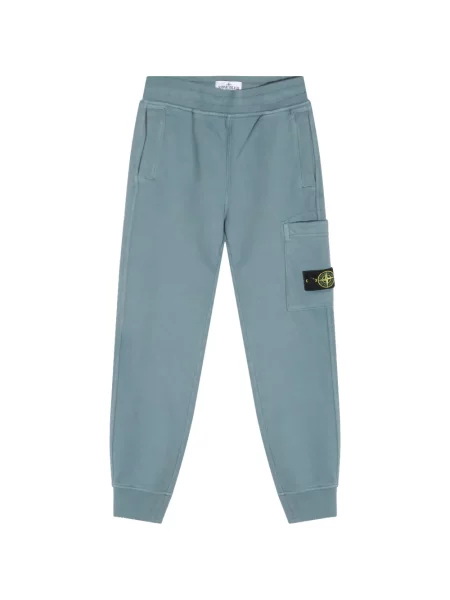 Spodnie dziecięce Stone Island niebieskie