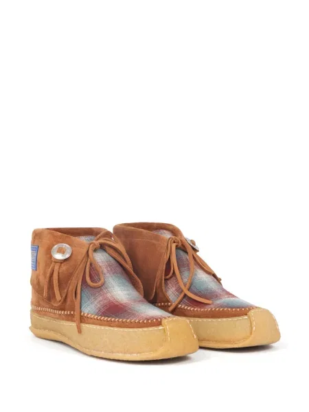 Półbuty Maison Margiela skórzane brązowe