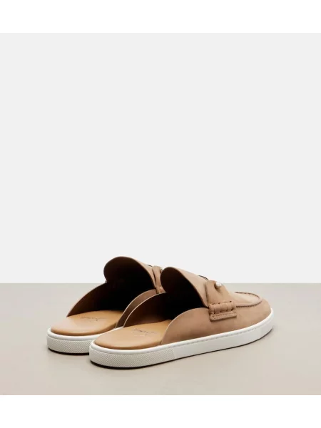 Mules Christian Louboutin iz semiša bež
