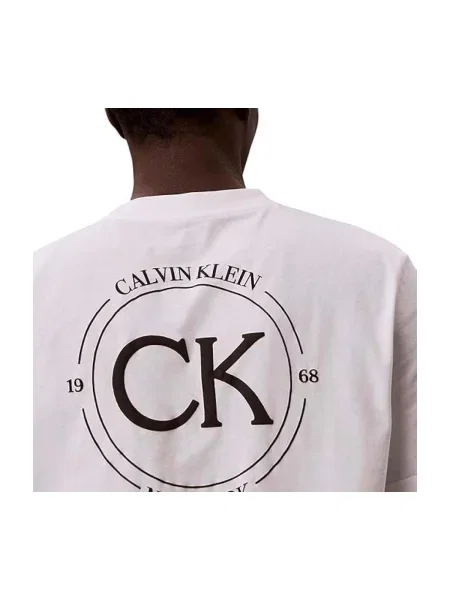 Tricou Calvin Klein Jeans alb