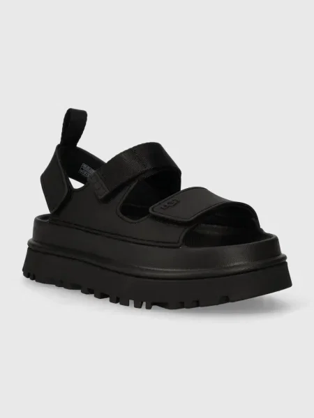 Sneakerși Ugg cu platformă negru