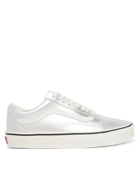 VANS Niske tenisice Old Skool srebrno / bijela siva