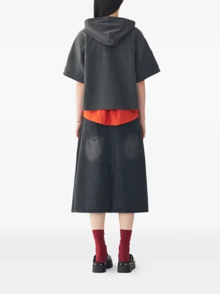 Fustă Tomboy asimetrică negru