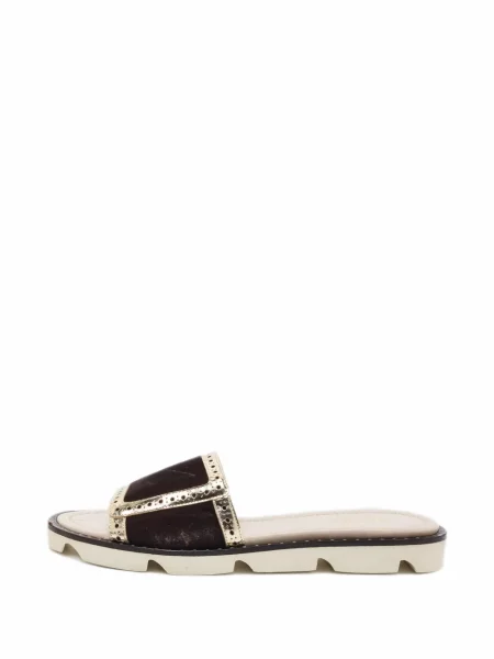 Σανδάλια Malone Souliers χωρίς τακούνι καφέ
