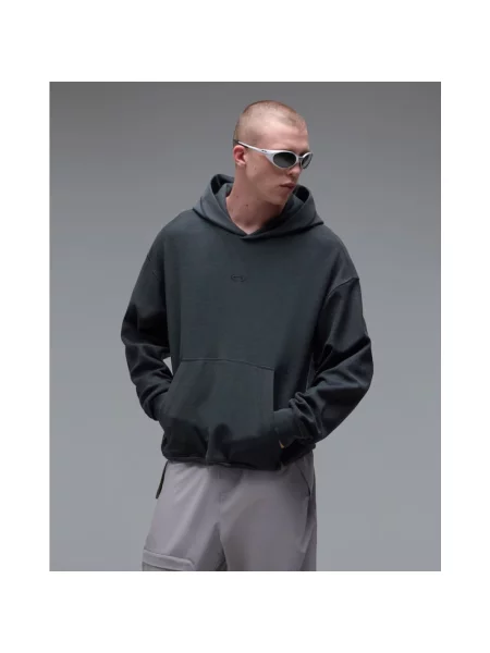 Bluza z kapturem Oakley z kapturem z dżerseju szara