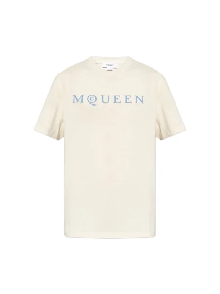 Koszulka Alexander Mcqueen beżowa