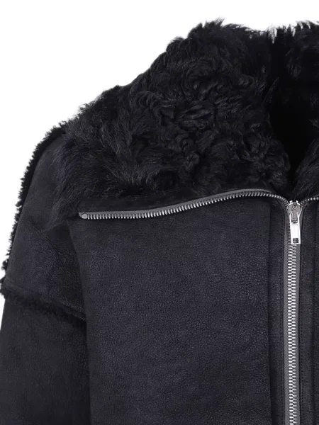 Decupat geacă Rick Owens negru