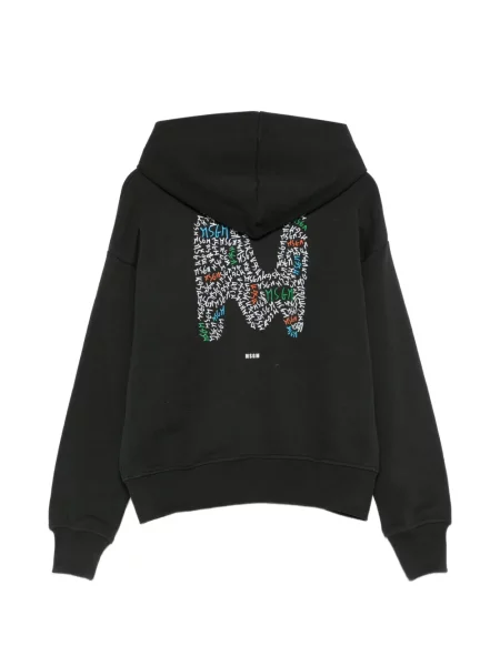 Bluza z kapturem dziecięca Msgm czarna