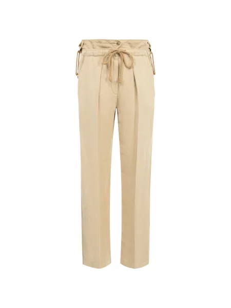 Pantaloni Isabel Marant cu șireturi din dantelă