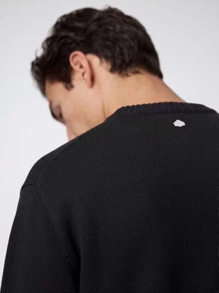 Bluza z nadrukiem z logo model AROLOA' Don't Waste Culture czarna